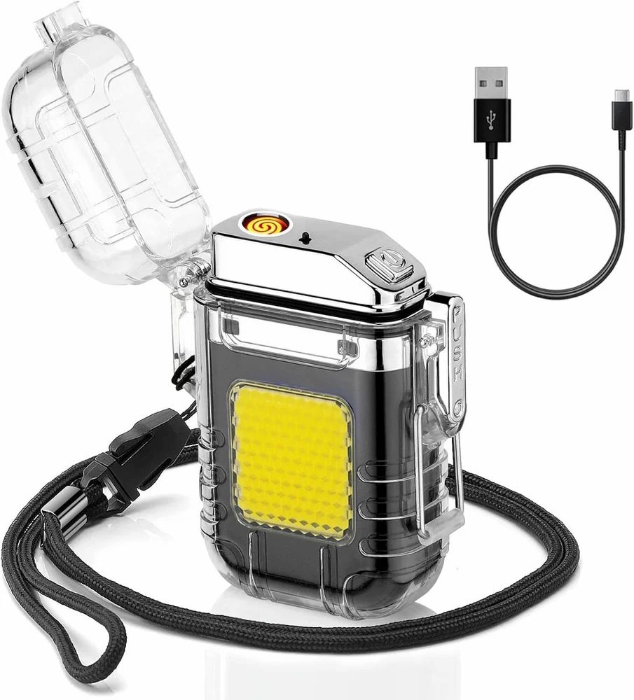 USB Rechargeable Electric Lighter with LED
