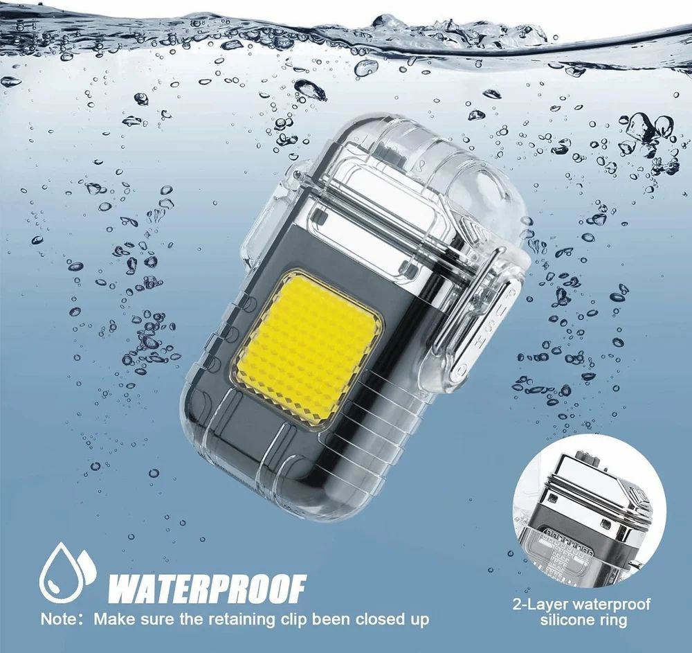 USB Rechargeable Electric Lighter with LED