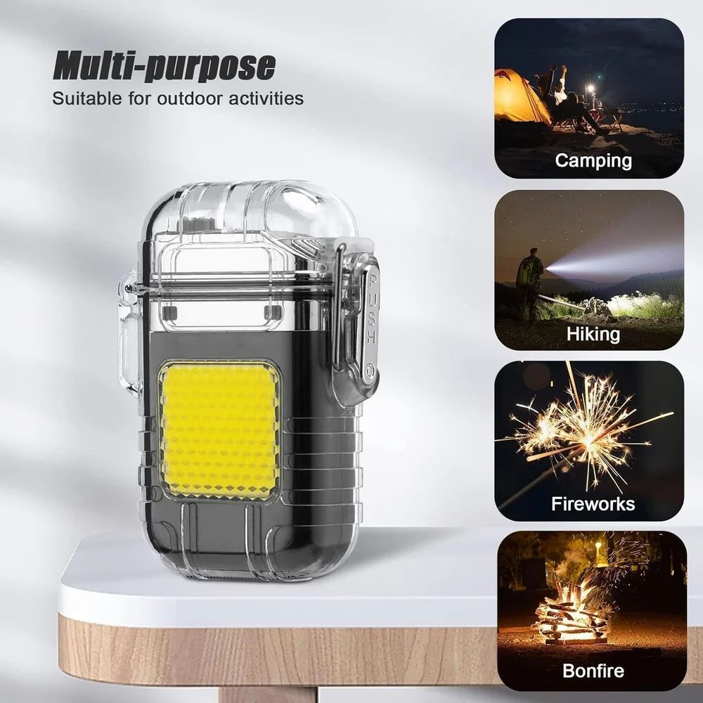 USB Rechargeable Electric Lighter with LED