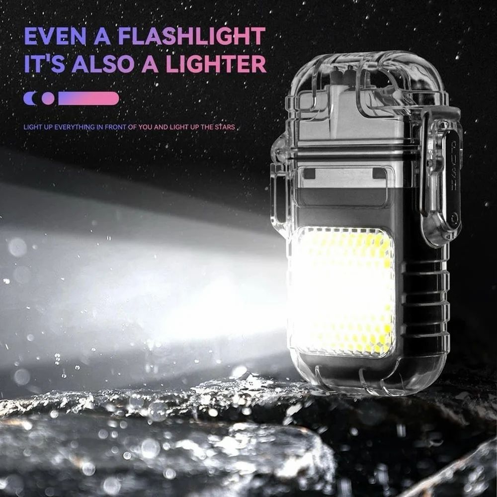 USB Rechargeable Electric Lighter with LED