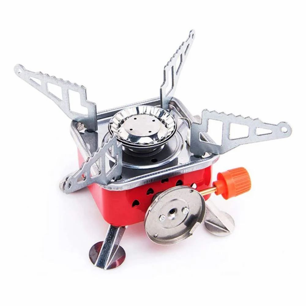 Stainless Steel Square Mini Gas Camping Stove