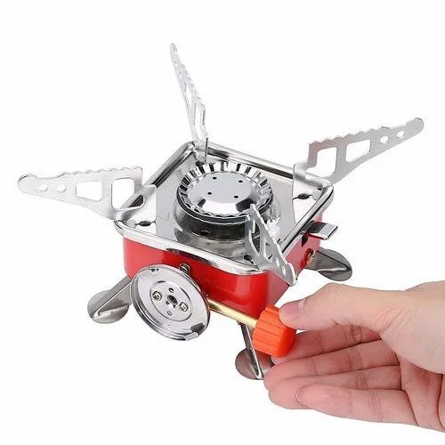 Stainless Steel Square Mini Gas Camping Stove