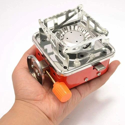 Stainless Steel Square Mini Gas Camping Stove